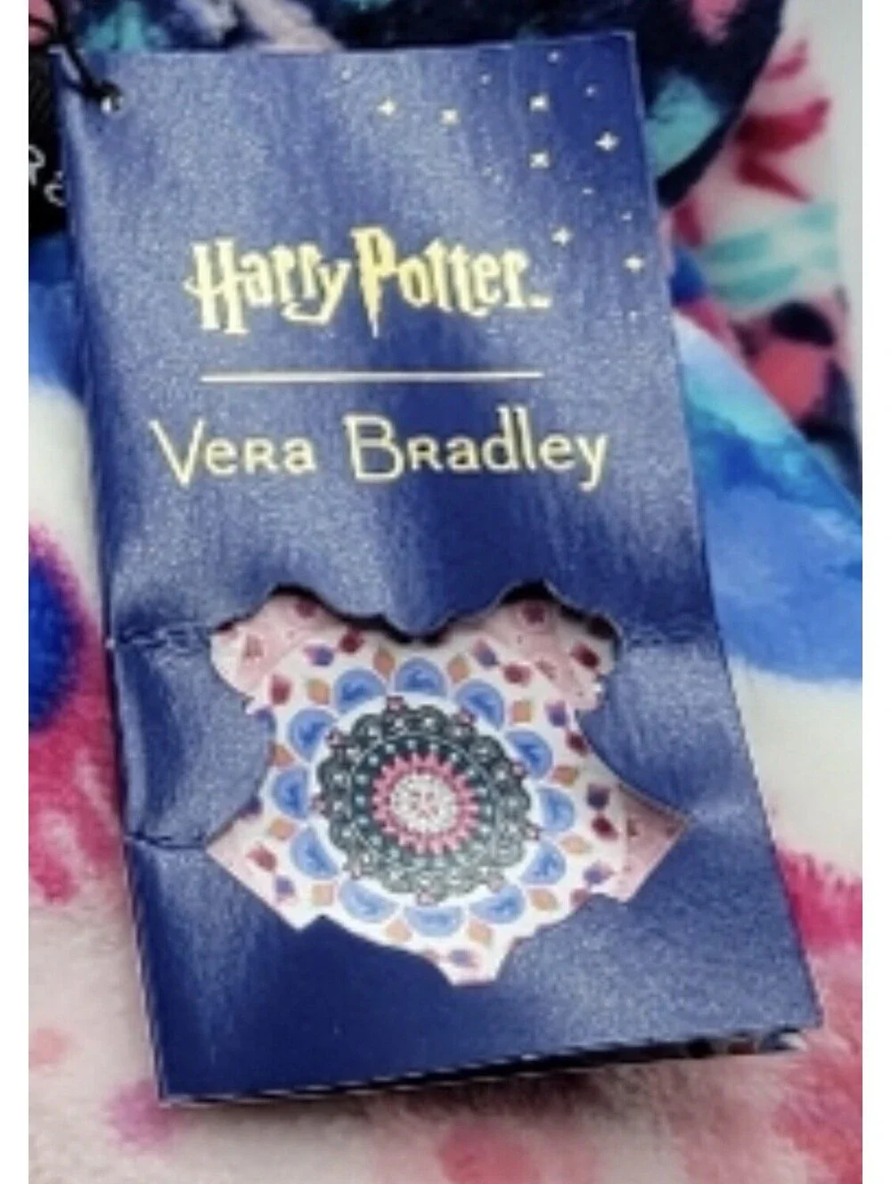 Vera Bradley Plush Throw Blanket Harry Potter Luna's Medallion 80 x 50 Pink